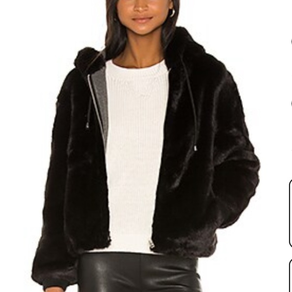 Wells Faux Fur Hoodie
